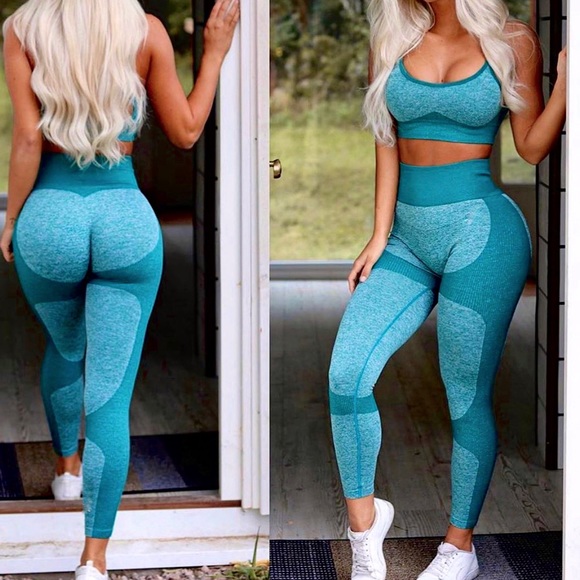 Pants - SET/High Waist Impact Seamless Workout Leggings